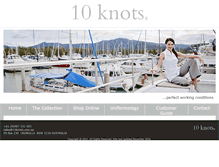 Tablet Screenshot of 10knots.com.au